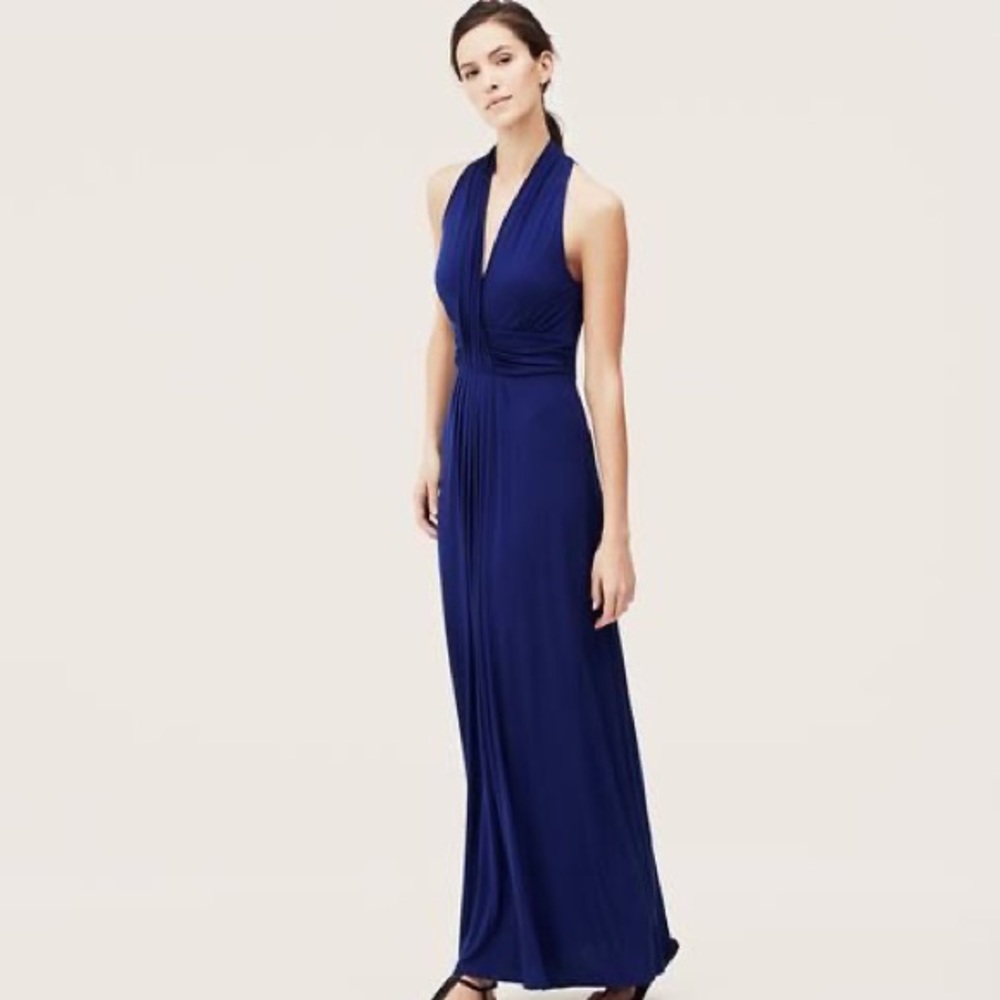 Loft Jersey Halter Maxi Dress